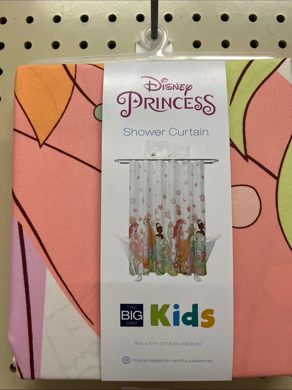 Disney Princess Kids Pink Shower Curtain - The Big One